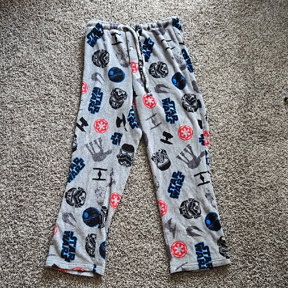 Star Wars Pajama Bottoms Size Large-empire Dark Side